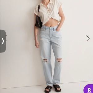 Petite Slouchy Boyjean Ripped Edition: Wrightlane Wash